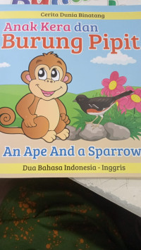 Image of Anak Kera dan burung pipit