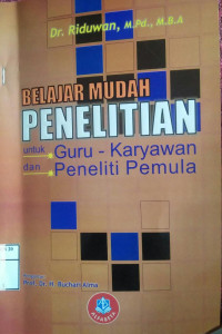 Image of belajar mudah penelitian untuk guru karyawan
