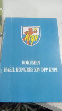 Image of Dokumen Hasil Kongres XIV DPP KNPI