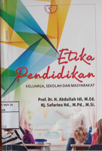 Image of Etika Pendidikan Keluarga, Sekolah danMasyarakat
