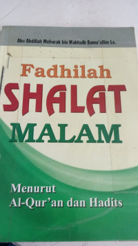 Image of Fadhilah Shalat Malam
