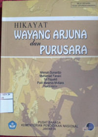 Image of hikayat wayang arjuna dan purusara