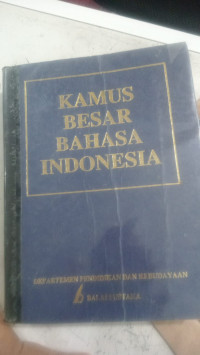 Image of Kamus Besar Bahasa Indonesia (Edisi Kedua)