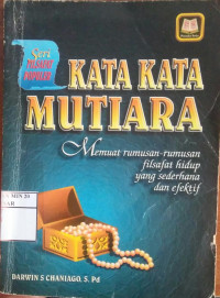 Image of Kata-Kata Mutiara : Seri Filsafat populer