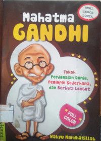 Image of Mahatma gandhi (seri tokoh dunia)