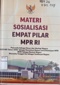 Image of Materi Sosialisasi Empat Pilar MPR RI