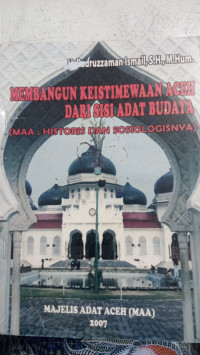 Image of Membangun Keistimewaan Aceh Dari Sisi Adat Budaya