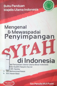Image of Mengenal & Mewaspadai Penyimpanyan Syi.ah di Indonesia