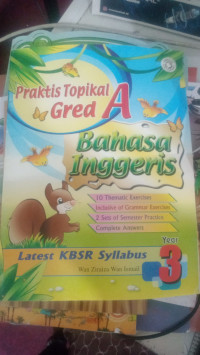 Image of Praktis Topikal Gred A: Bahasa Inggeris