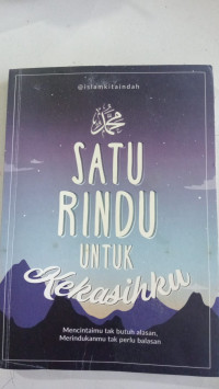 Image of Satu Rindu Untuk Kekasihku